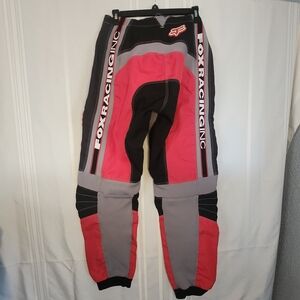 Fox Racing Red and Gray Pants